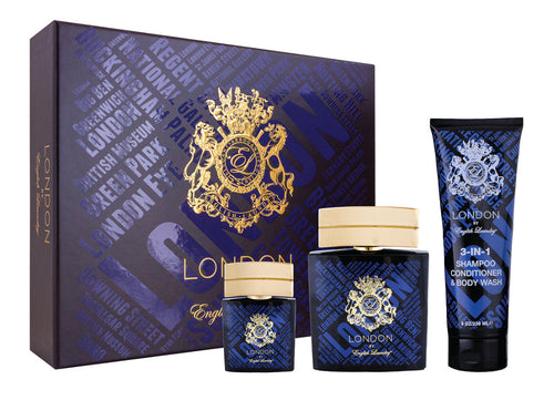 English Laundry 3-Pc. London EDP Cologne Gift Set for men