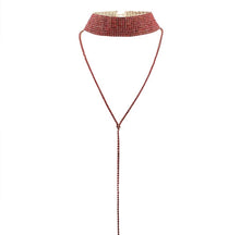 Load image into Gallery viewer, Ice Me Out Choker - red &amp; gold